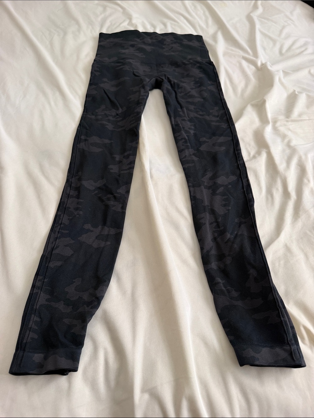 SPANX Black Camo High-Waist Leggings